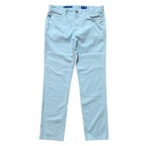 Stitch Golf Stitch's Britches Mens 34x32 Light Blue 5-Pocket Straight Pants